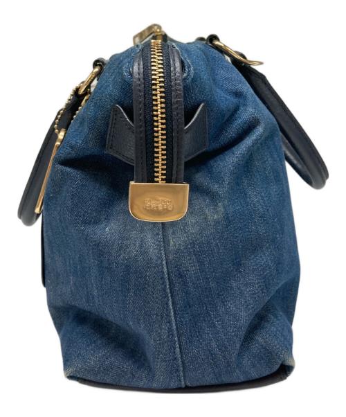 COACH（コーチ）COACH (コーチ) エマサッチェル ハンドバッグ インディゴの古着・服飾アイテム