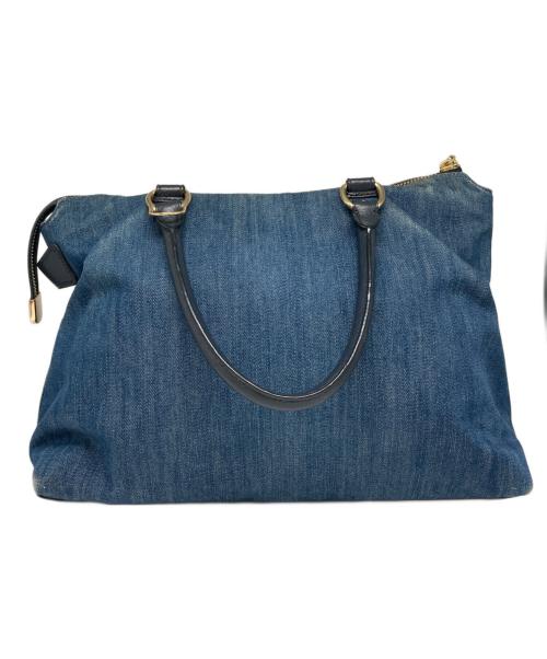 COACH（コーチ）COACH (コーチ) エマサッチェル ハンドバッグ インディゴの古着・服飾アイテム