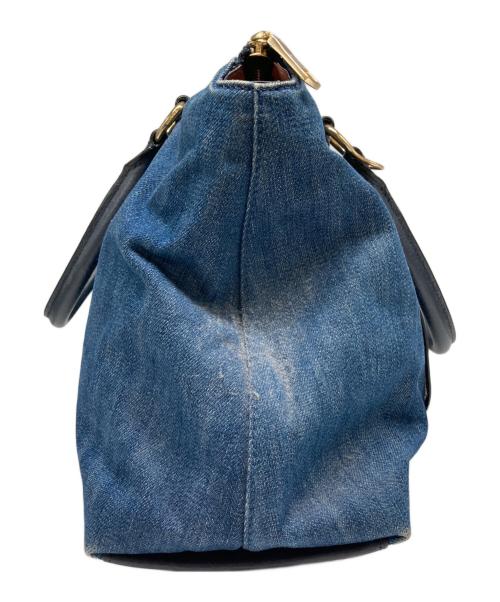 COACH（コーチ）COACH (コーチ) エマサッチェル ハンドバッグ インディゴの古着・服飾アイテム