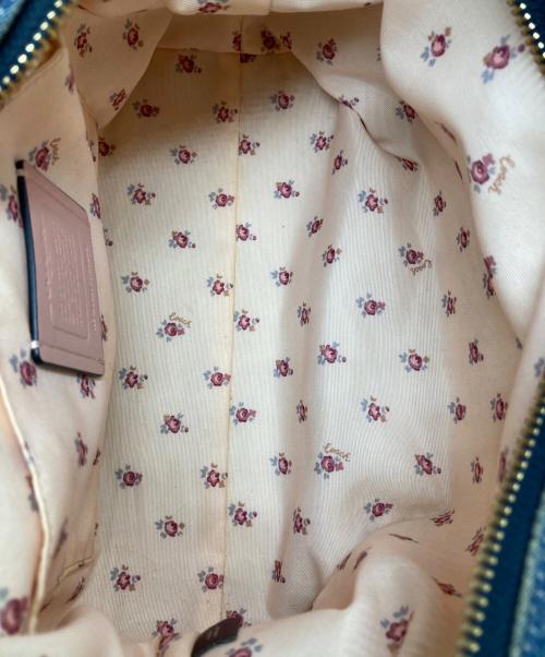 COACH（コーチ）COACH (コーチ) エマサッチェル ハンドバッグ インディゴの古着・服飾アイテム