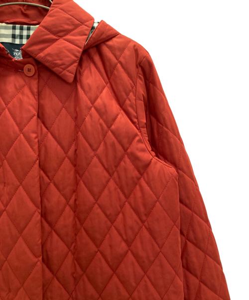 BURBERRY LONDON（バーバリーロンドン）BURBERRY LONDON (バーバリーロンドン) 裏ノバチェックキルティングコート レッド サイズ:Ｍの古着・服飾アイテム