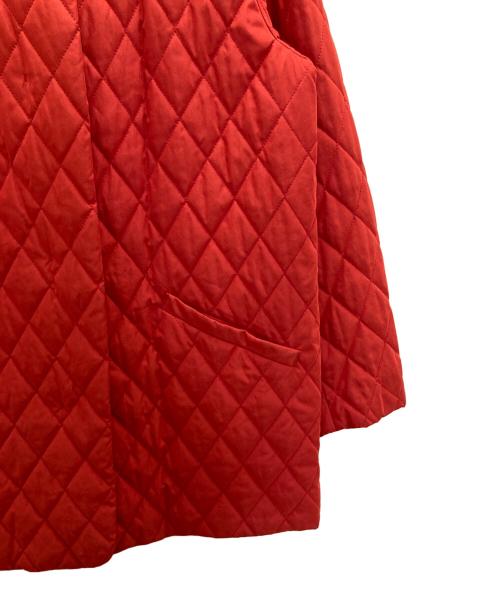 BURBERRY LONDON（バーバリーロンドン）BURBERRY LONDON (バーバリーロンドン) 裏ノバチェックキルティングコート レッド サイズ:Ｍの古着・服飾アイテム