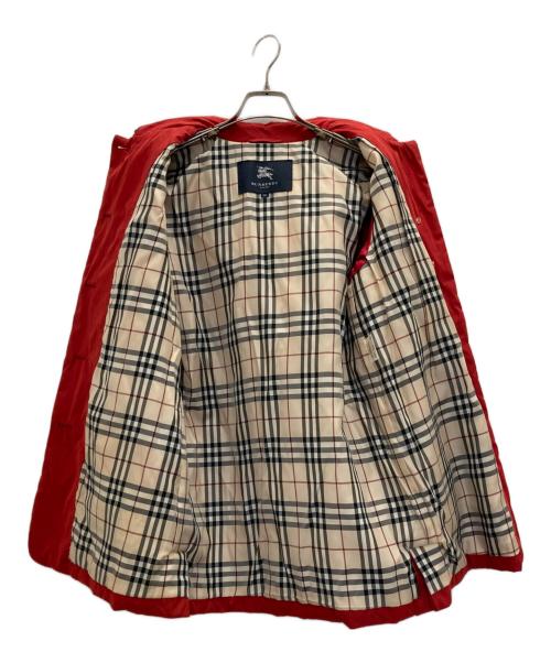 BURBERRY LONDON（バーバリーロンドン）BURBERRY LONDON (バーバリーロンドン) 裏ノバチェックキルティングコート レッド サイズ:Ｍの古着・服飾アイテム