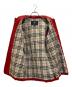 中古・古着 BURBERRY LONDON (バーバリーロンドン) 裏ノバチェックキルティングコート レッド サイズ:Ｍ：13000円