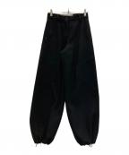openyyオープンワイワイ）の古着「Wool Wide-Leg Pants」｜ブラック