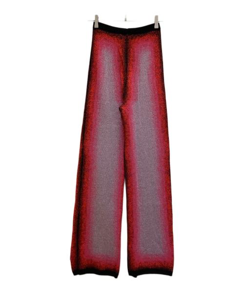 Y/PROJECT（ワイ プロジェクト）Y/project (ワイ プロジェクト) ニットパンツ レッド サイズ:36の古着・服飾アイテム
