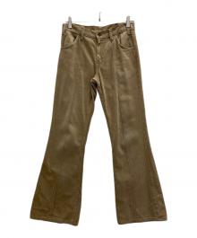 LEVI'S（リーバイス）の古着「センタープレスフレアパンツ」｜ベージュ
