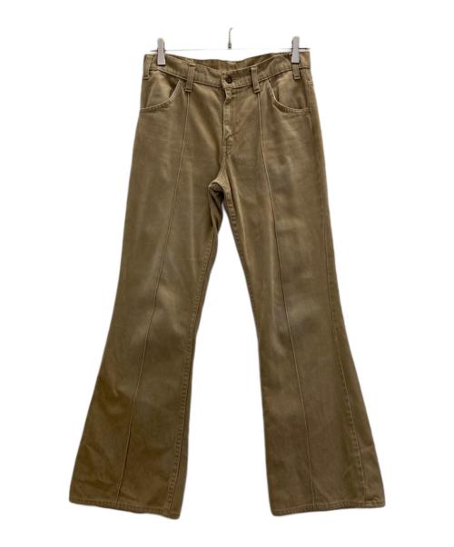 LEVI'S（リーバイス）LEVI'S (リーバイス) センタープレスフレアパンツ ベージュ サイズ:未記載の古着・服飾アイテム