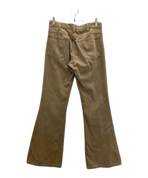 LEVI'S（リーバイス）LEVI'S (リーバイス) センタープレスフレアパンツ ベージュ サイズ:未記載の古着・服飾アイテム