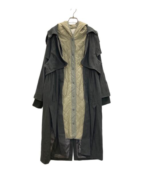 S/ile（シール）s/ile (シール) Matelassage coat グレー サイズ:表記なしの古着・服飾アイテム