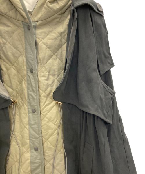 S/ile（シール）s/ile (シール) Matelassage coat グレー サイズ:表記なしの古着・服飾アイテム