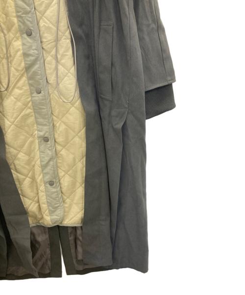 S/ile（シール）s/ile (シール) Matelassage coat グレー サイズ:表記なしの古着・服飾アイテム
