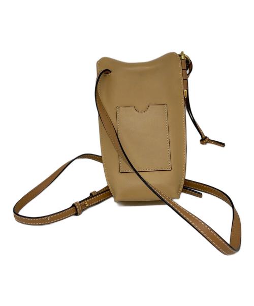 LOEWE（ロエベ）LOEWE (ロエベ) ゲートポケット ミニ ショルダーバッグ ベージュの古着・服飾アイテム