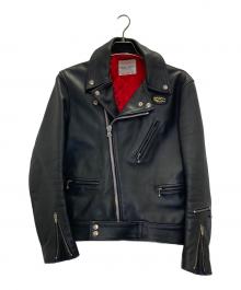 Lewis Leathers（ルイスレザース）の古着「サイクロン ダブルライダースジャケット」｜ブラック