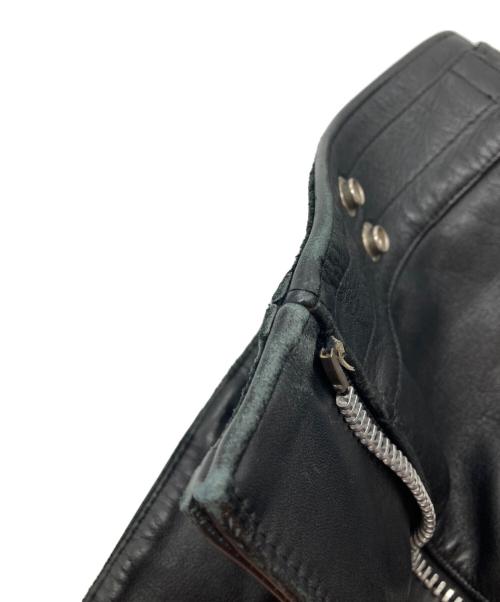 Lewis Leathers（ルイスレザース）Lewis Leathers (ルイスレザース) サイクロン ダブルライダースジャケット ブラック サイズ:36の古着・服飾アイテム