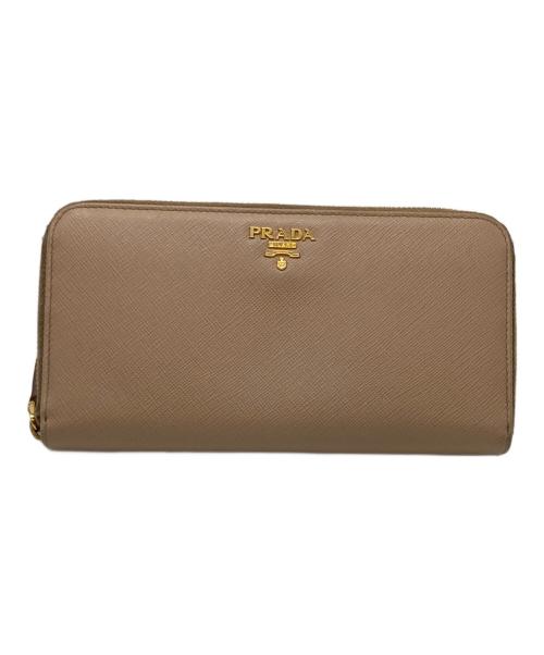 PRADA（プラダ）PRADA (プラダ) 長財布 ベージュの古着・服飾アイテム