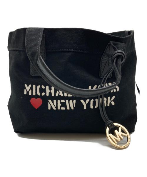 MICHAEL KORS（マイケルコース）MICHAEL KORS (マイケルコース) シティミニトートバッグ ブラックの古着・服飾アイテム