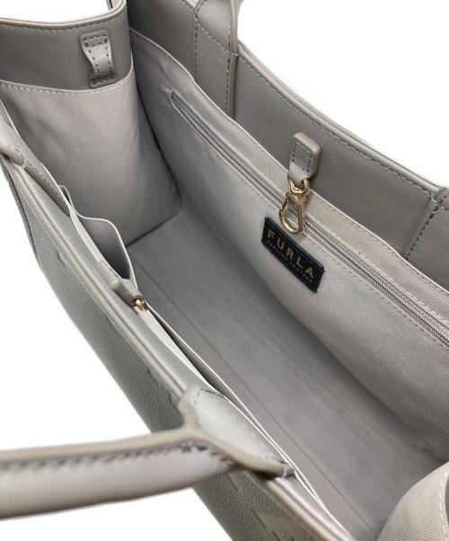 FURLA（フルラ）FURLA (フルラ) トップハンドルバッグ グレーの古着・服飾アイテム