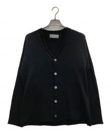 COMME des GARCONS HOMME（コムデギャルソン オム）の古着「ウールニットカーディガン」｜ブラック