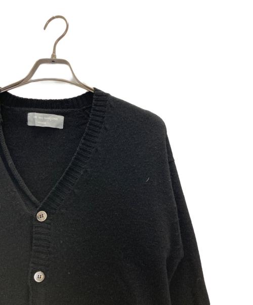 COMME des GARCONS HOMME（コムデギャルソン オム）COMME des GARCONS HOMME (コムデギャルソン オム) ウールニットカーディガン ブラック サイズ:FREEの古着・服飾アイテム