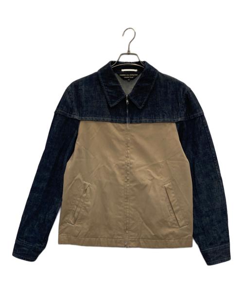COMME des GARCONS HOMME PLUS（コムデギャルソンオムプリュス）COMME des GARCONS HOMME PLUS (コムデギャルソンオムプリュス) デニム切替ジャケット インディゴ×ベージュ サイズ:Ｍの古着・服飾アイテム
