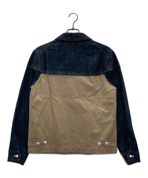 COMME des GARCONS HOMME PLUS（コムデギャルソンオムプリュス）COMME des GARCONS HOMME PLUS (コムデギャルソンオムプリュス) デニム切替ジャケット インディゴ×ベージュ サイズ:Ｍの古着・服飾アイテム