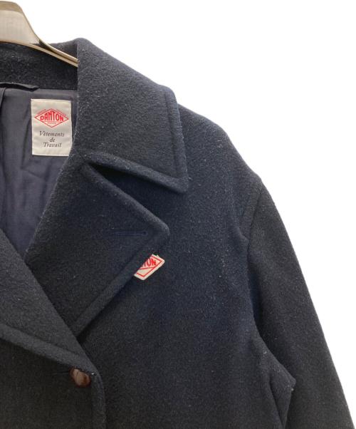 DANTON（ダントン）DANTON (ダントン) くるみボタンロングコート ネイビー サイズ:SIZE Mの古着・服飾アイテム