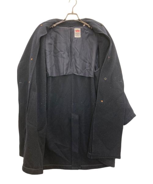 DANTON（ダントン）DANTON (ダントン) くるみボタンロングコート ネイビー サイズ:SIZE Mの古着・服飾アイテム