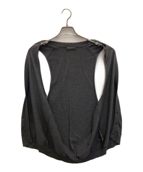 PRADA（プラダ）PRADA (プラダ) ウールベスト グレー サイズ:SIZE 50の古着・服飾アイテム