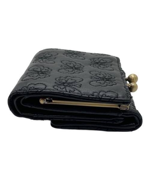 ANNA SUI（アナスイ）ANNA SUI (アナスイ) 3つ折り財布 ブラックの古着・服飾アイテム