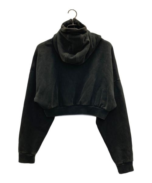entire studios（エンタイアスタジオ）ENTIRE STUDIOS (エンタイアスタジオ) フェード加工ショートジップパーカー グレー サイズ:Sの古着・服飾アイテム