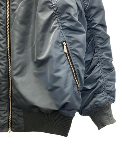 PRANK PROJECT（プランクプロジェクト）PRANK PROJECT (プランクプロジェクト) Long Zipper MA-1 ナイロンジャケット ネイビー サイズ:FREEの古着・服飾アイテム