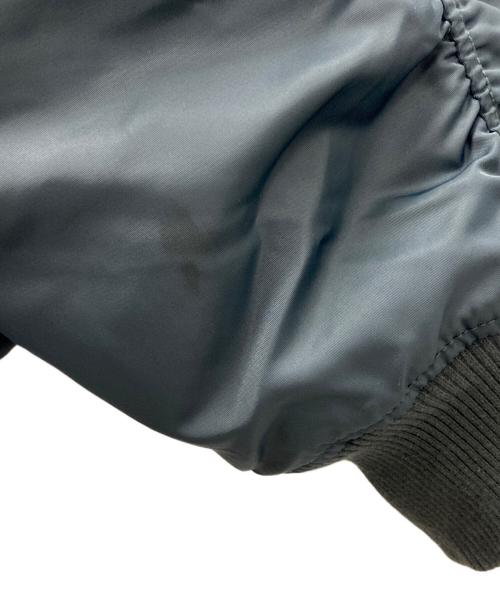 PRANK PROJECT（プランクプロジェクト）PRANK PROJECT (プランクプロジェクト) Long Zipper MA-1 ナイロンジャケット ネイビー サイズ:FREEの古着・服飾アイテム