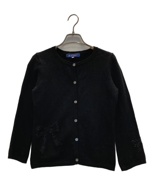 M'S GRACY（エムズグレイシー）M'S GRACY (エムズグレイシー) ニットカーディガン ブラック サイズ:Ｍの古着・服飾アイテム