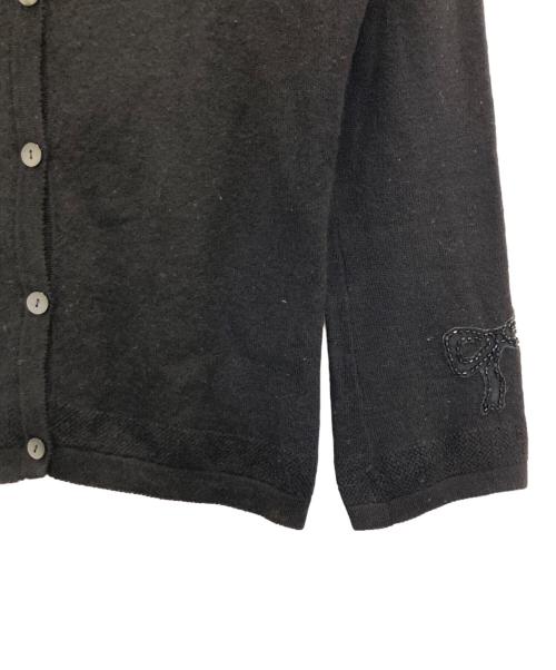 M'S GRACY（エムズグレイシー）M'S GRACY (エムズグレイシー) ニットカーディガン ブラック サイズ:Ｍの古着・服飾アイテム
