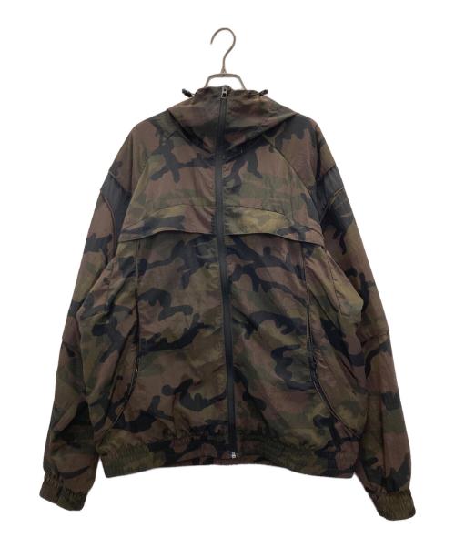 PUMA（プーマ）PUMA (プーマ) リップストップ ジャケット ブラウン サイズ:Mの古着・服飾アイテム