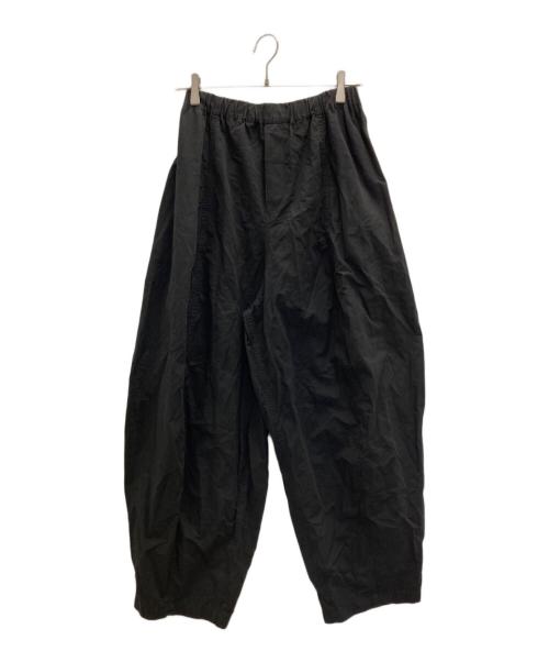 Curensology（カレンソロジー）Curensology (カレンソロジー) コットンリネンドロストパンツ ブラック サイズ:SIZE Freeの古着・服飾アイテム