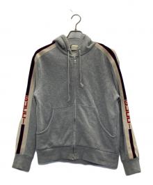 GUCCI（グッチ）の古着「テクニカルライン ジップアップパーカー」｜グレー