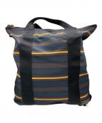PORTER×MARNIポーター×マルニ）の古着「2WAY TOTE BAG」｜ネイビー×イエロー