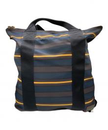 PORTER×MARNI（ポーター×マルニ）の古着「2WAY TOTE BAG」｜ネイビー×イエロー