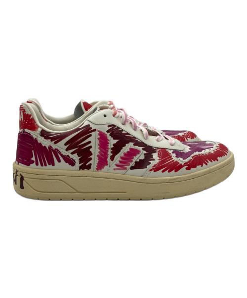 VEJA（ヴェジャ）VEJA (ヴェジャ) MARNI (マルニ) V-10 ローカットスニーカー ホワイト×ピンク サイズ:25.5㎝の古着・服飾アイテム