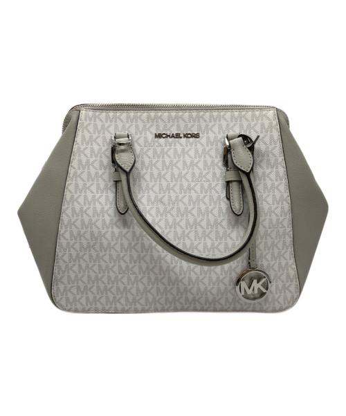 MICHAEL KORS（マイケルコース）MICHAEL KORS (マイケルコース) 2WAYバッグ ホワイトの古着・服飾アイテム