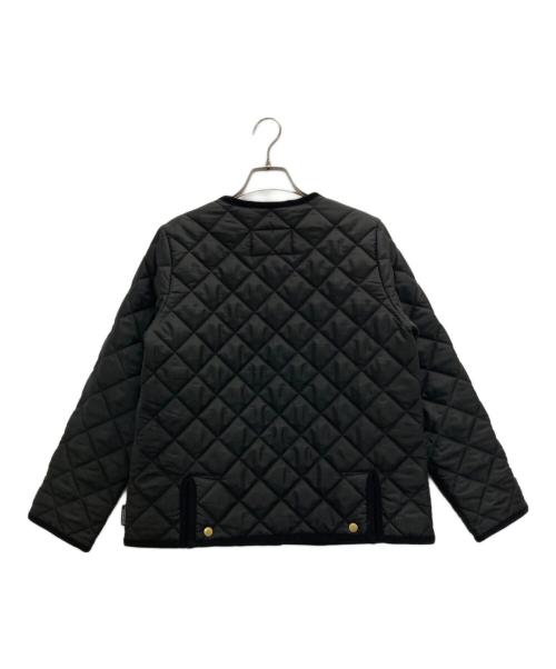 Traditional Weatherwear（トラディショナルウェザーウェア）Traditional Weatherwear (トラディショナルウェザーウェア) JOURNAL STANDARD relume (ジャーナルスタンダード レリューム) 別注キルティングブルゾン ブラック サイズ:36の古着・服飾アイテム