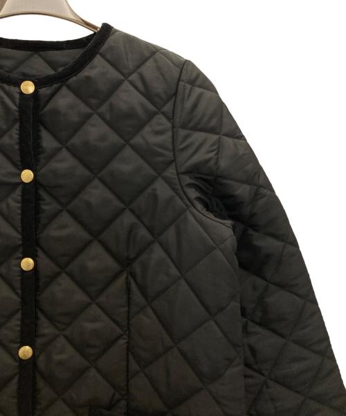 Traditional Weatherwear（トラディショナルウェザーウェア）Traditional Weatherwear (トラディショナルウェザーウェア) JOURNAL STANDARD relume (ジャーナルスタンダード レリューム) 別注キルティングブルゾン ブラック サイズ:36の古着・服飾アイテム