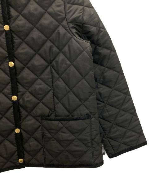 Traditional Weatherwear（トラディショナルウェザーウェア）Traditional Weatherwear (トラディショナルウェザーウェア) JOURNAL STANDARD relume (ジャーナルスタンダード レリューム) 別注キルティングブルゾン ブラック サイズ:36の古着・服飾アイテム
