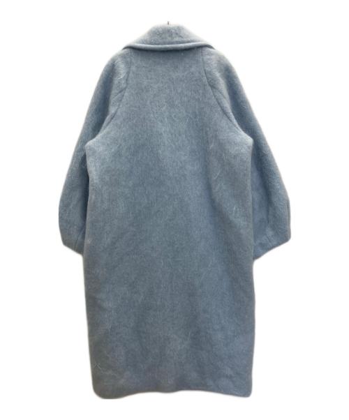 Snidel（スナイデル）Snidel (スナイデル) シャギーロングコート ブルー サイズ:Sの古着・服飾アイテム