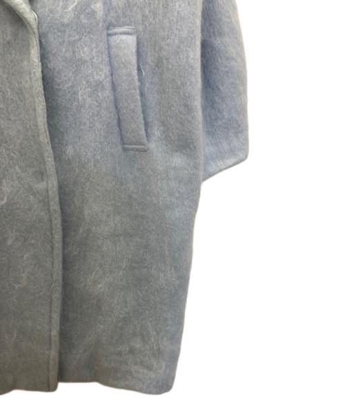 Snidel（スナイデル）Snidel (スナイデル) シャギーロングコート ブルー サイズ:Sの古着・服飾アイテム