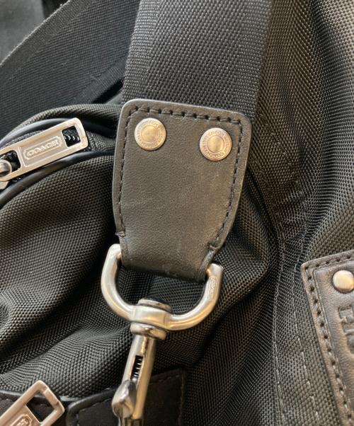 COACH（コーチ）COACH (コーチ) ナイロンボストンバッグ ブラックの古着・服飾アイテム