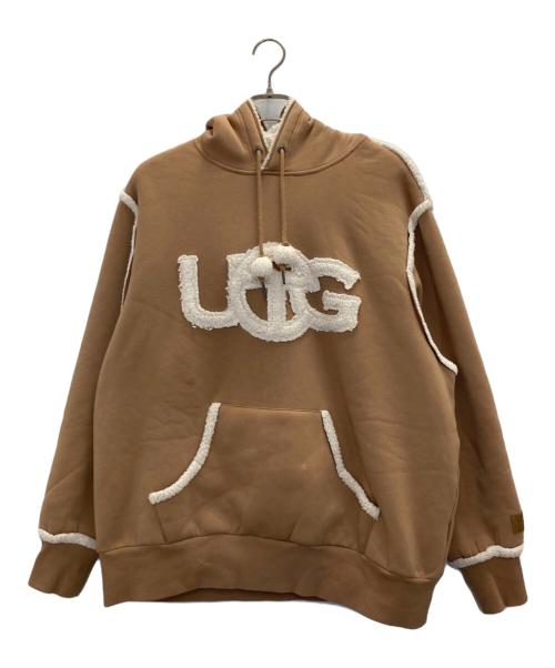 UGG（アグ）UGG (アグ) Telfar (テルファー) コラボパーカー ブラウン サイズ:Lの古着・服飾アイテム