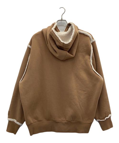 UGG（アグ）UGG (アグ) Telfar (テルファー) コラボパーカー ブラウン サイズ:Lの古着・服飾アイテム